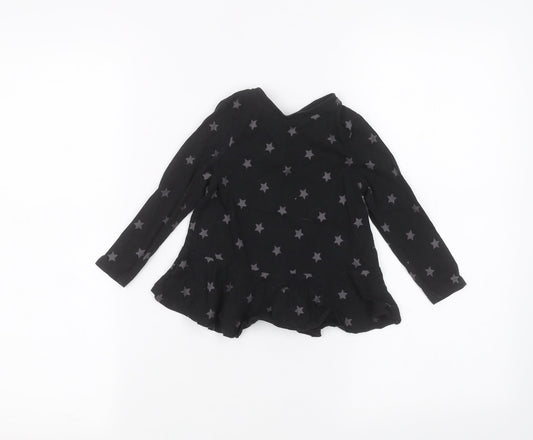 Very Girls Black   Basic T-Shirt Size 2-3 Years