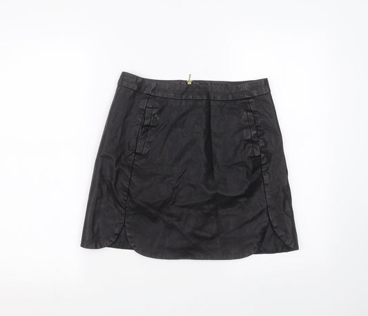 Fashion Womens Black   Mini Skirt Size 10