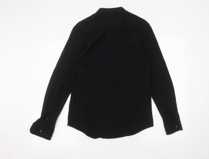 Preloved Zara Womens Black   Jacket  Size S - Back