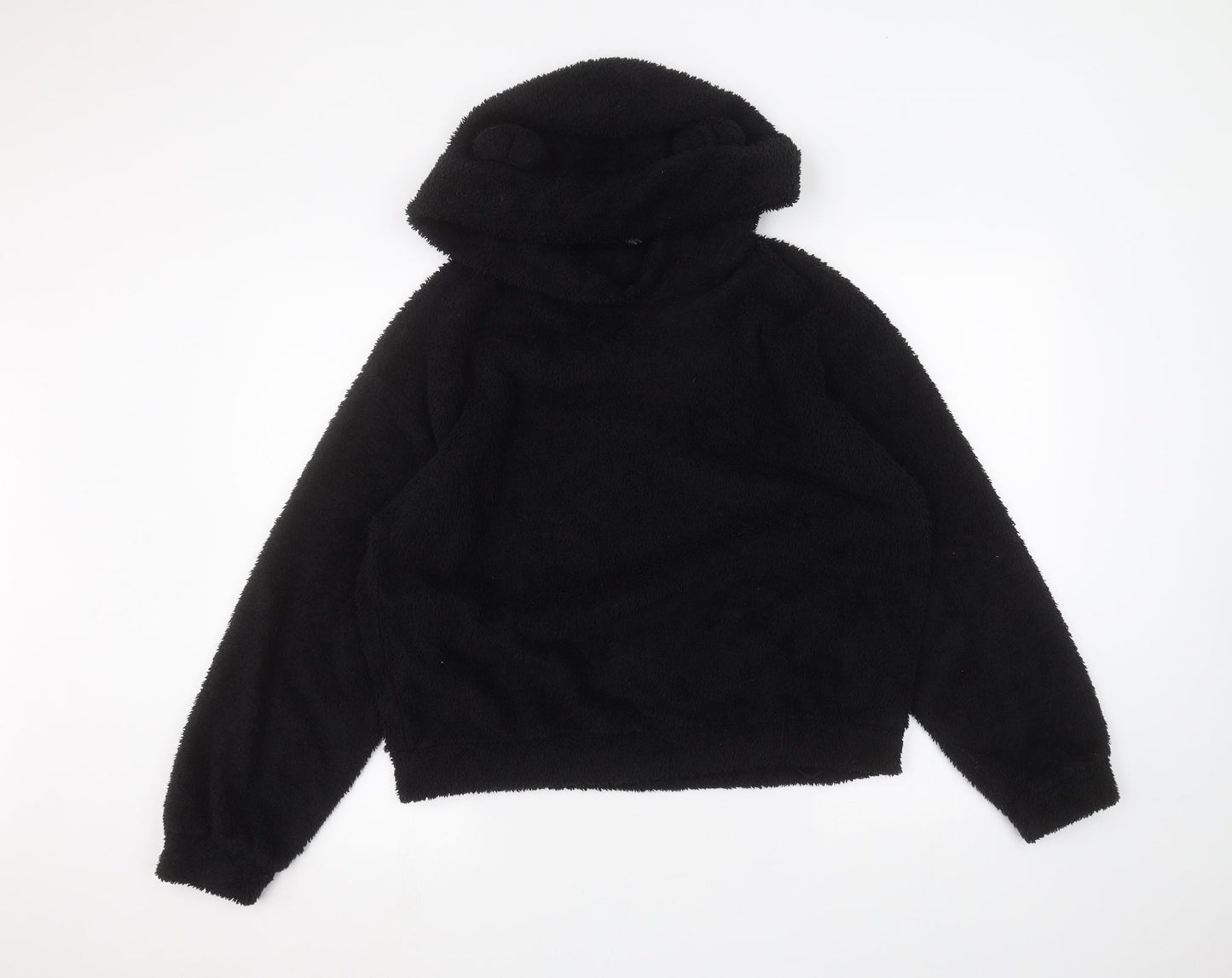 SheIn Womens Black   Pullover Hoodie Size L