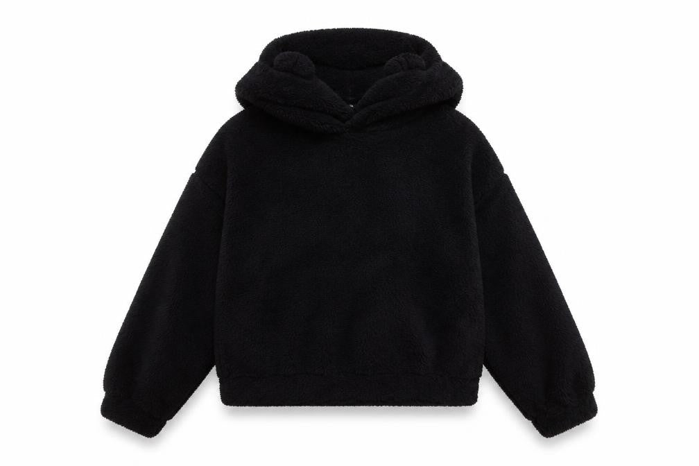 SheIn Womens Black   Pullover Hoodie Size L
