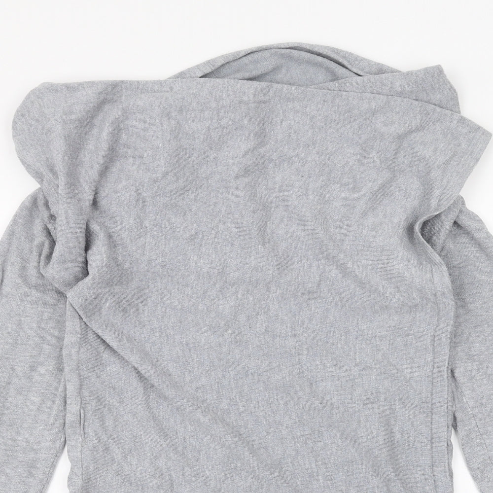 Papaya Womens Grey   Cardigan Jumper Size S