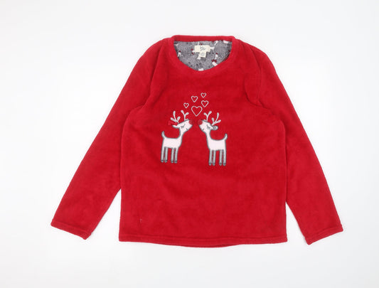 Primark Womens Red   Pullover Jumper Size M