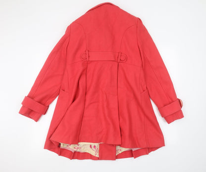 Red Herring Womens Pink   Jacket  Size 14