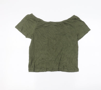 Primark Womens Green   Basic Button-Up Size 4