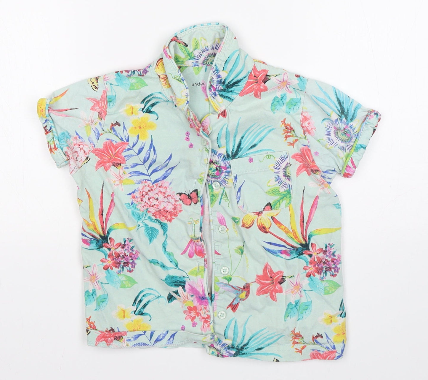 NEXT Girls Multicoloured Floral  Top Nightshirt Size 5 Years