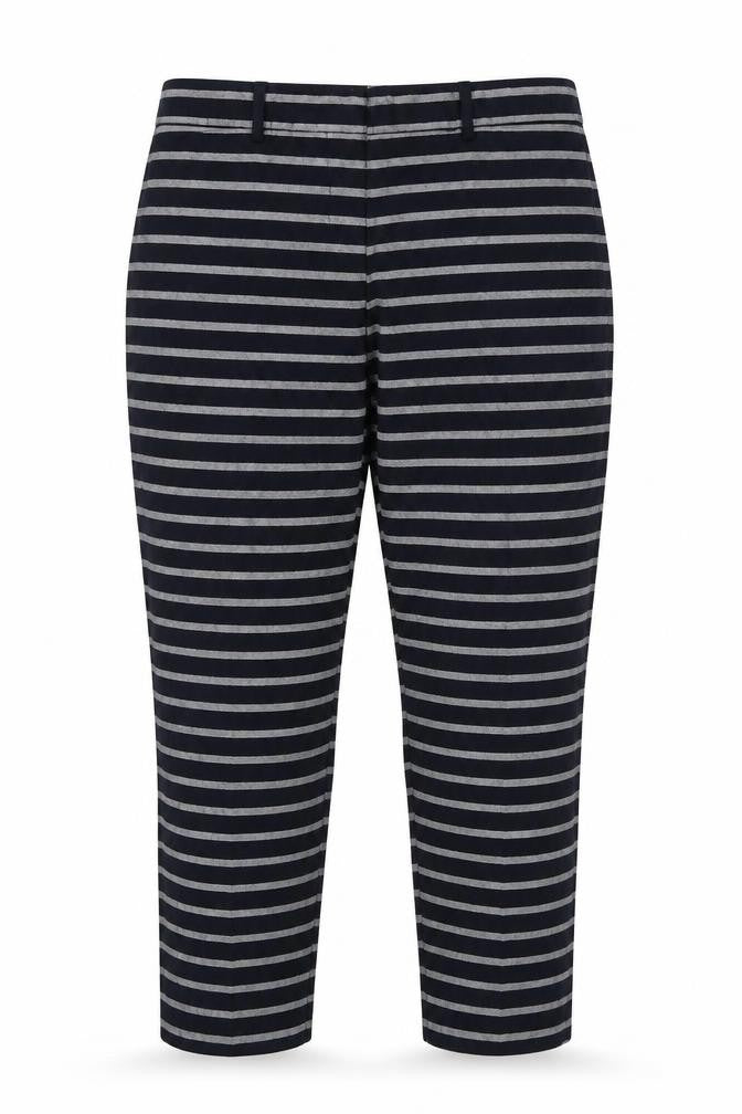Gap Womens Multicoloured Striped  Cropped Trousers Size 6 L26 in