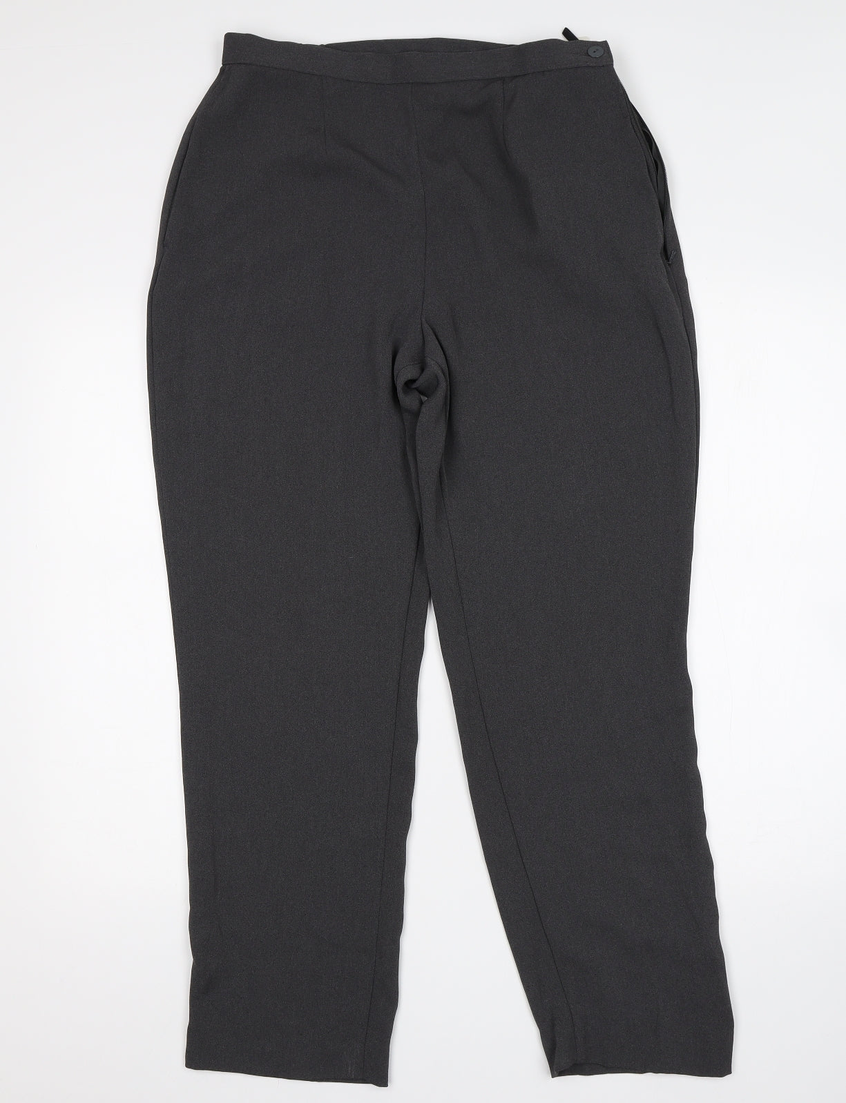 M&S Womens Grey   Trousers  Size 14 L28 in