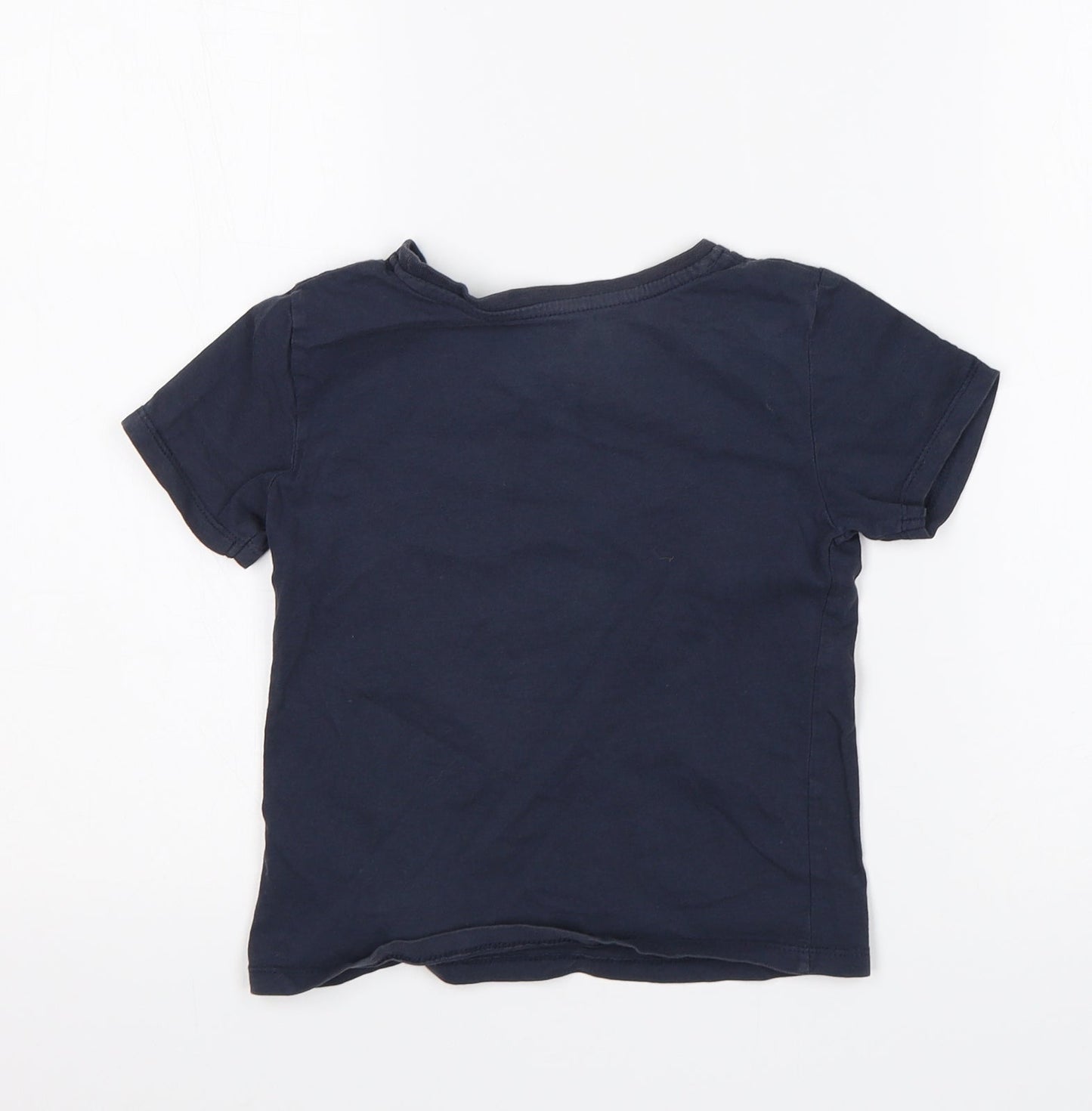 Primark Boys Blue   Basic T-Shirt Size 2-3 Years