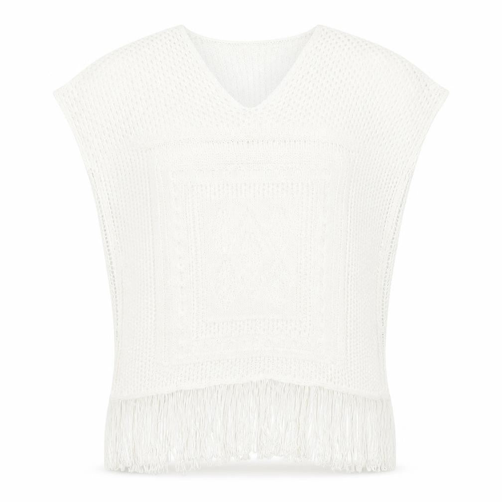 NEXT Womens White Geometric  Basic T-Shirt Size M