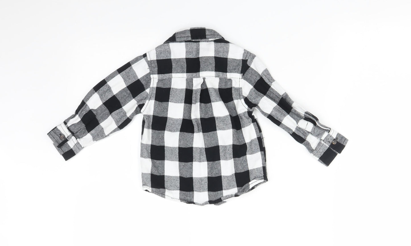 Urban Baby Multicoloured Check  Basic Button-Up Size 18-24 Months