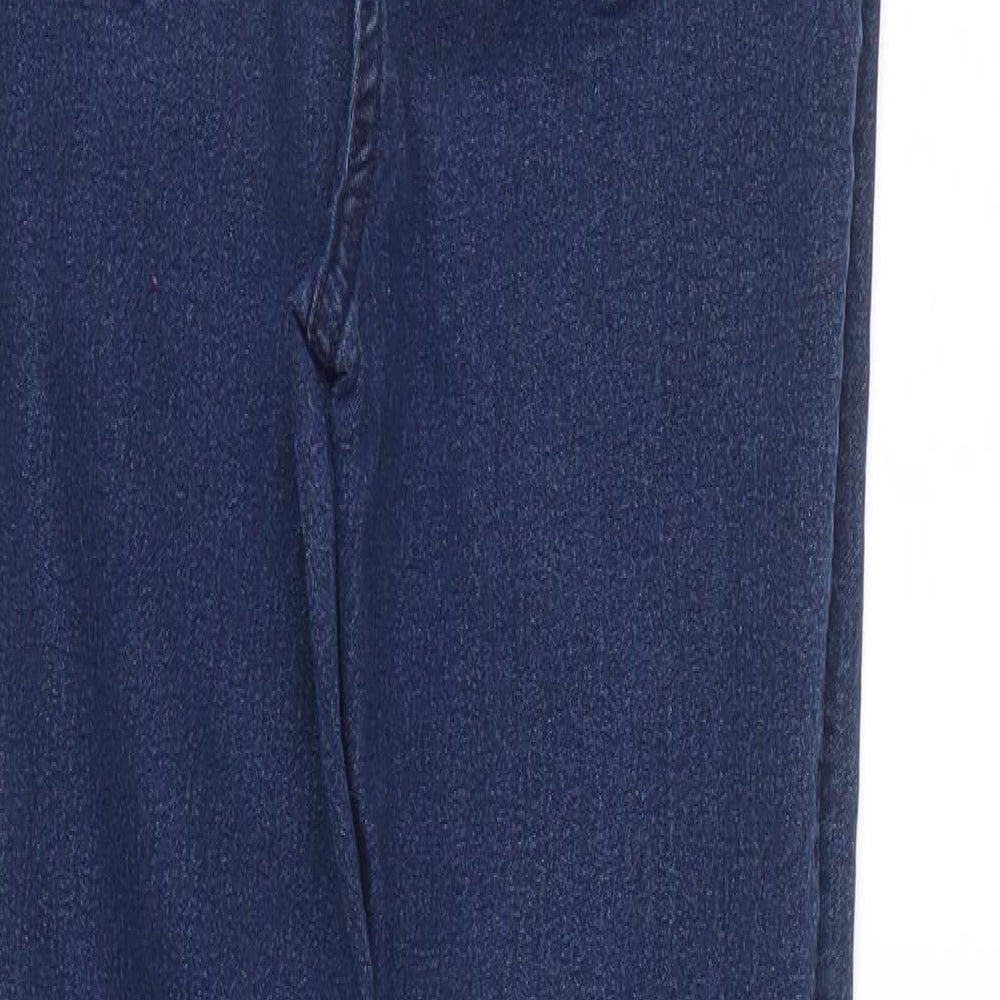 Studio Womens Blue   Tapered Jeans Size 12 L29 in - Elastic Waist
