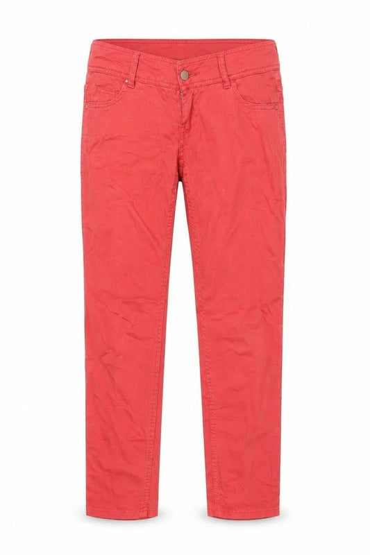 Clullin Womens Red   Straight Jeans Size S L30 in