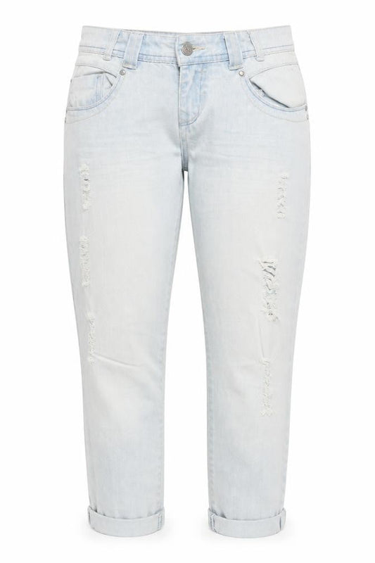 Yes Yes Womens Blue  Denim Straight Jeans Size 10 L26 in