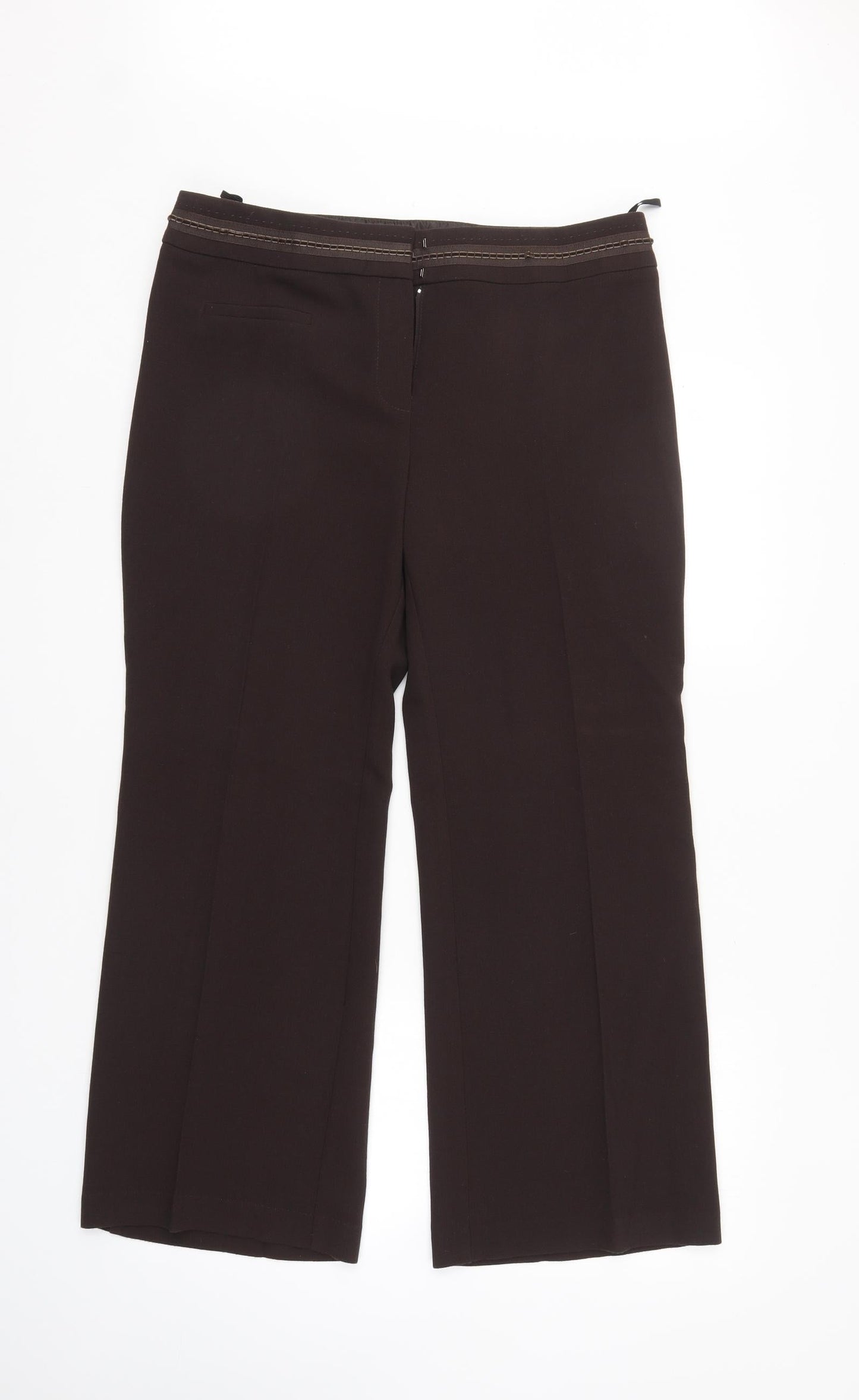 Marks and Spencer Womens Brown   Sweatpants Trousers Size 14 L27 in