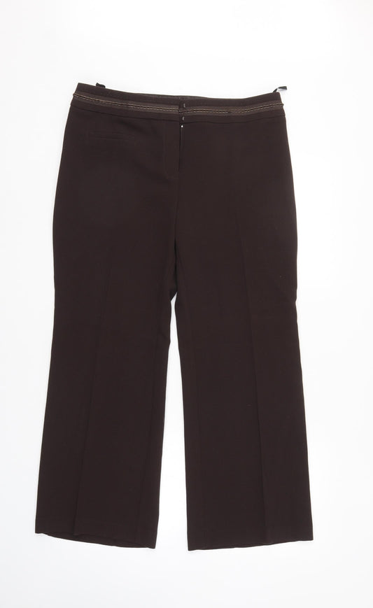 Marks and Spencer Womens Brown   Sweatpants Trousers Size 14 L27 in