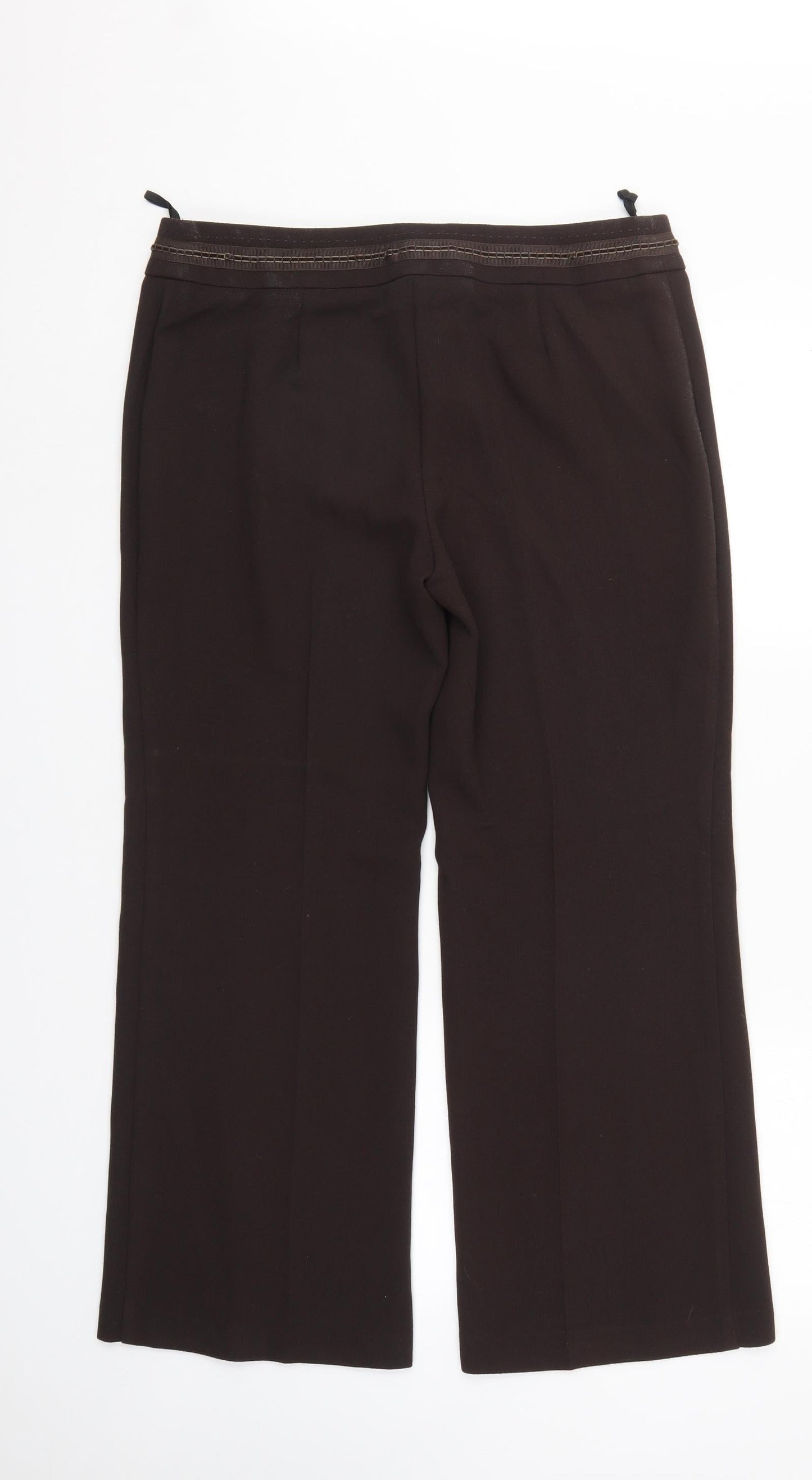 Marks and Spencer Womens Brown   Sweatpants Trousers Size 14 L27 in