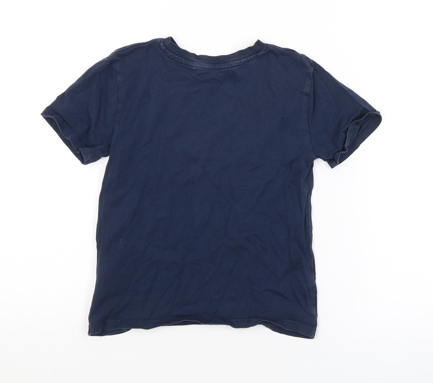 H&M Girls Blue   Basic T-Shirt Size 5-6 Years