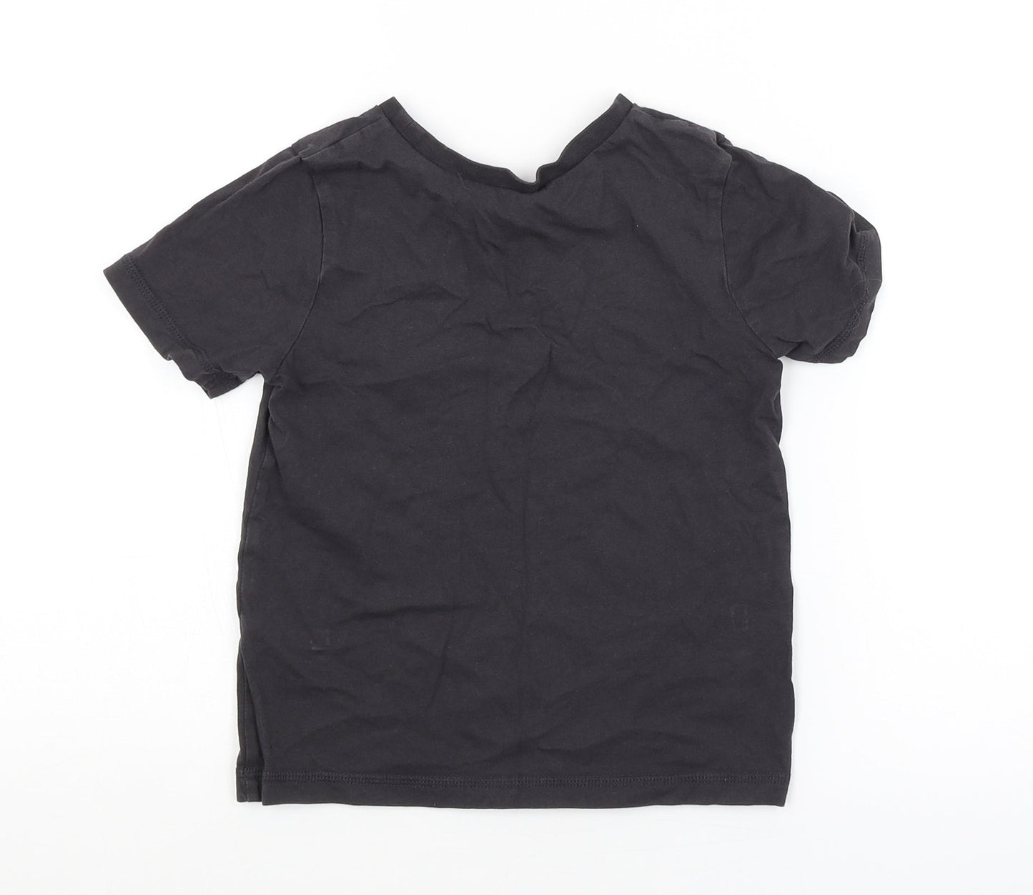 George Boys Grey   Basic T-Shirt Size 5-6 Years