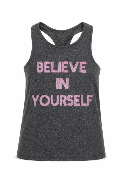 George Girls Grey   Basic Tank Size 8-9 Years
