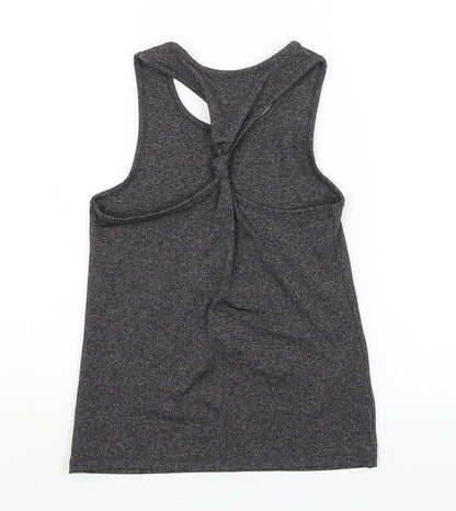 George Girls Grey   Basic Tank Size 8-9 Years