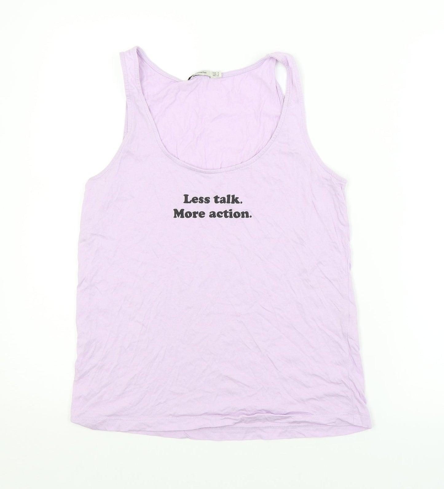 Stradivarius Womens Purple   Basic Tank Size S