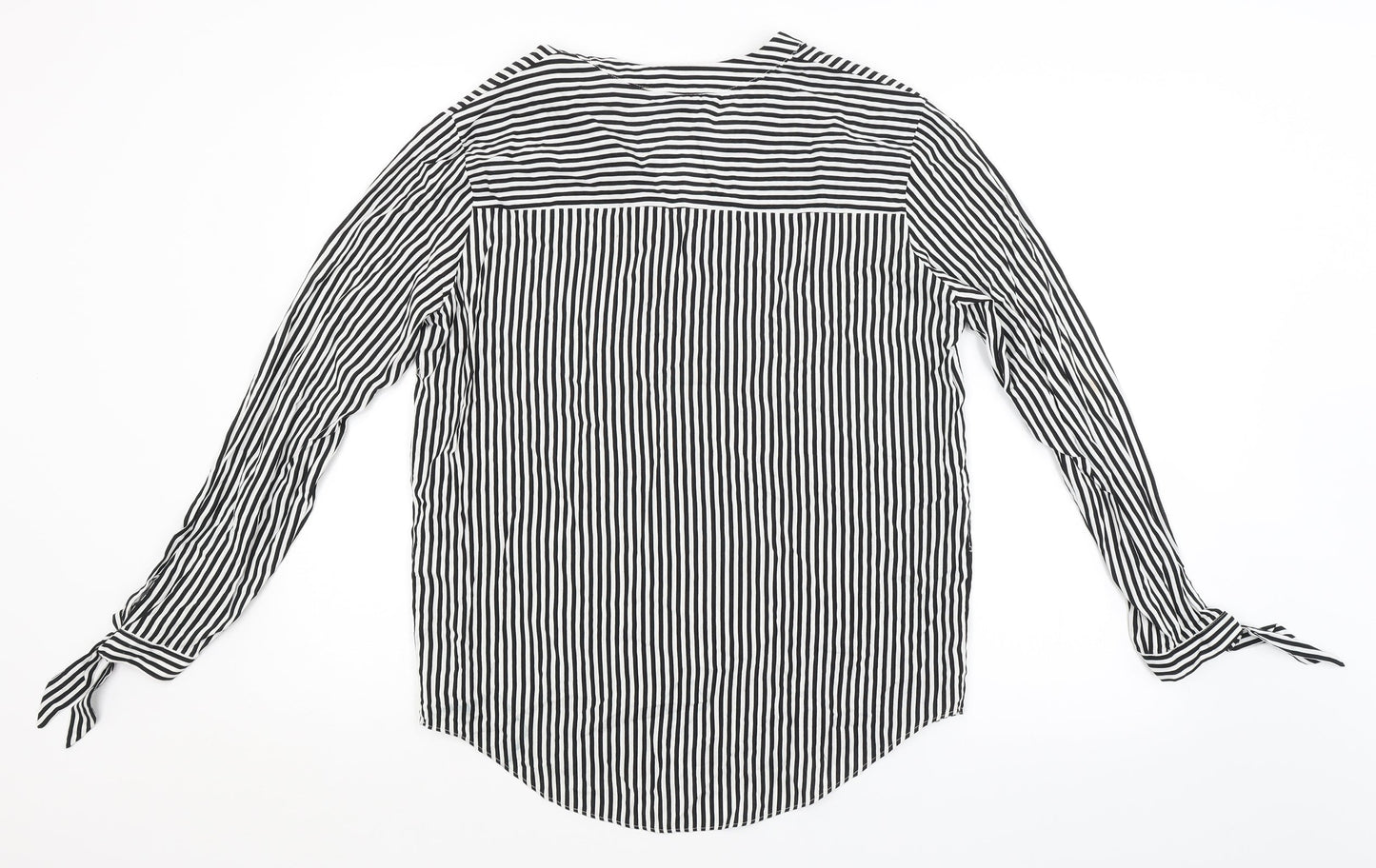 New Look Womens Multicoloured Striped  Basic Blouse Size 8
