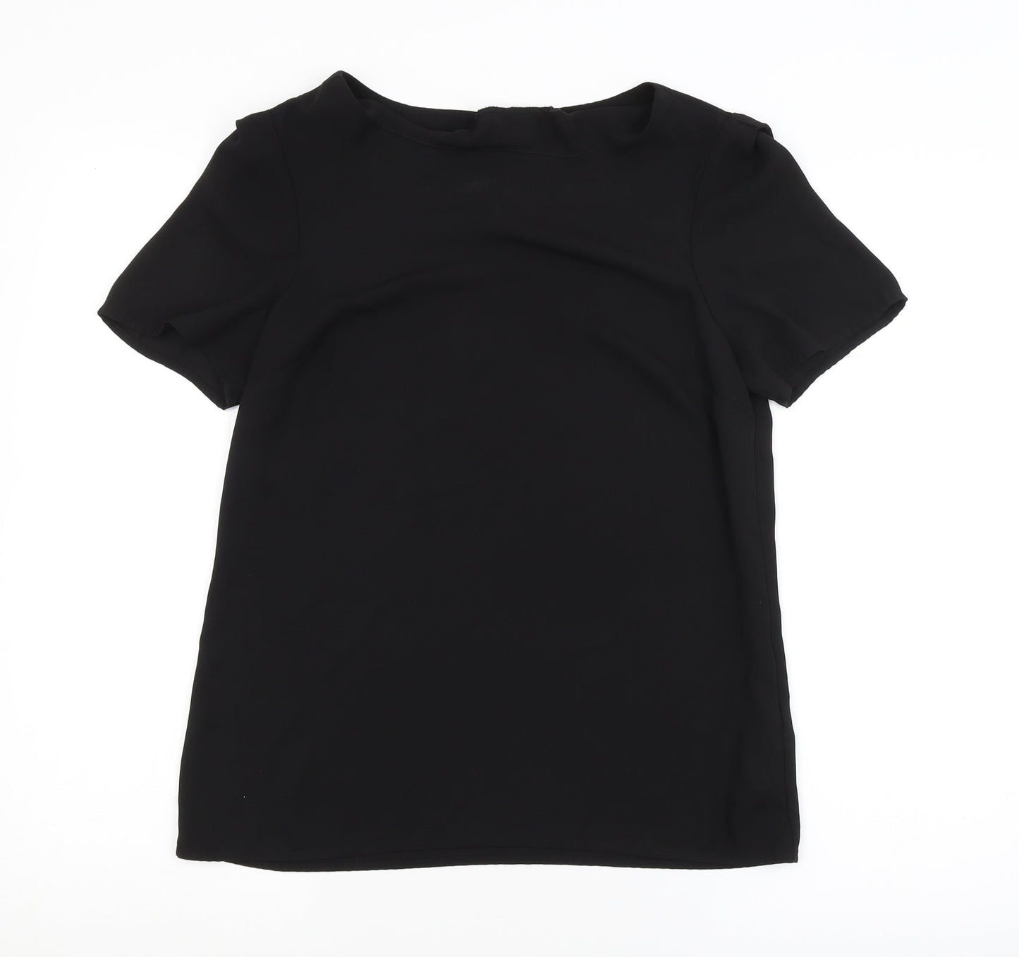 Oasis Womens Black   Basic Blouse Size 8