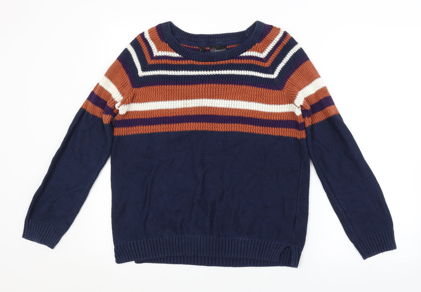 BPC Womens Multicoloured Striped  Pullover Jumper Size 8