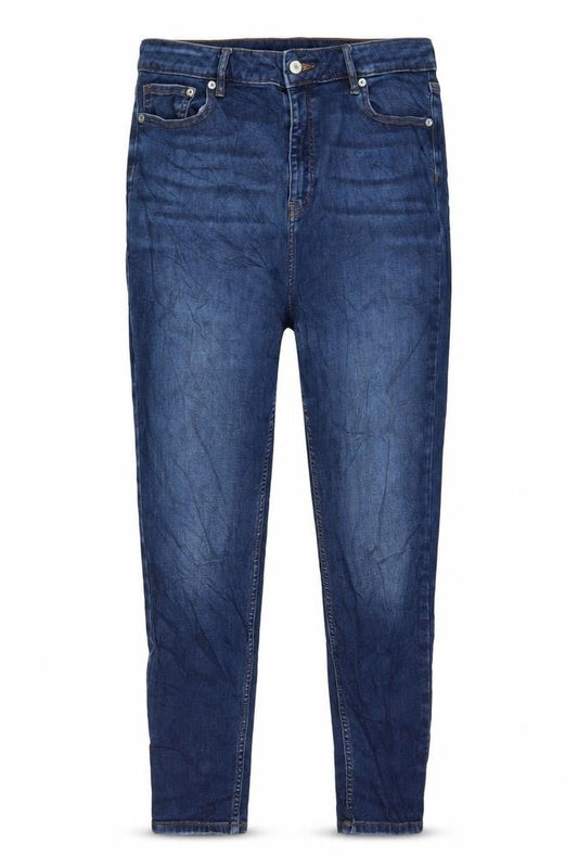 Womens Blue  Denim Skinny Jeans Size 34 in L26 in