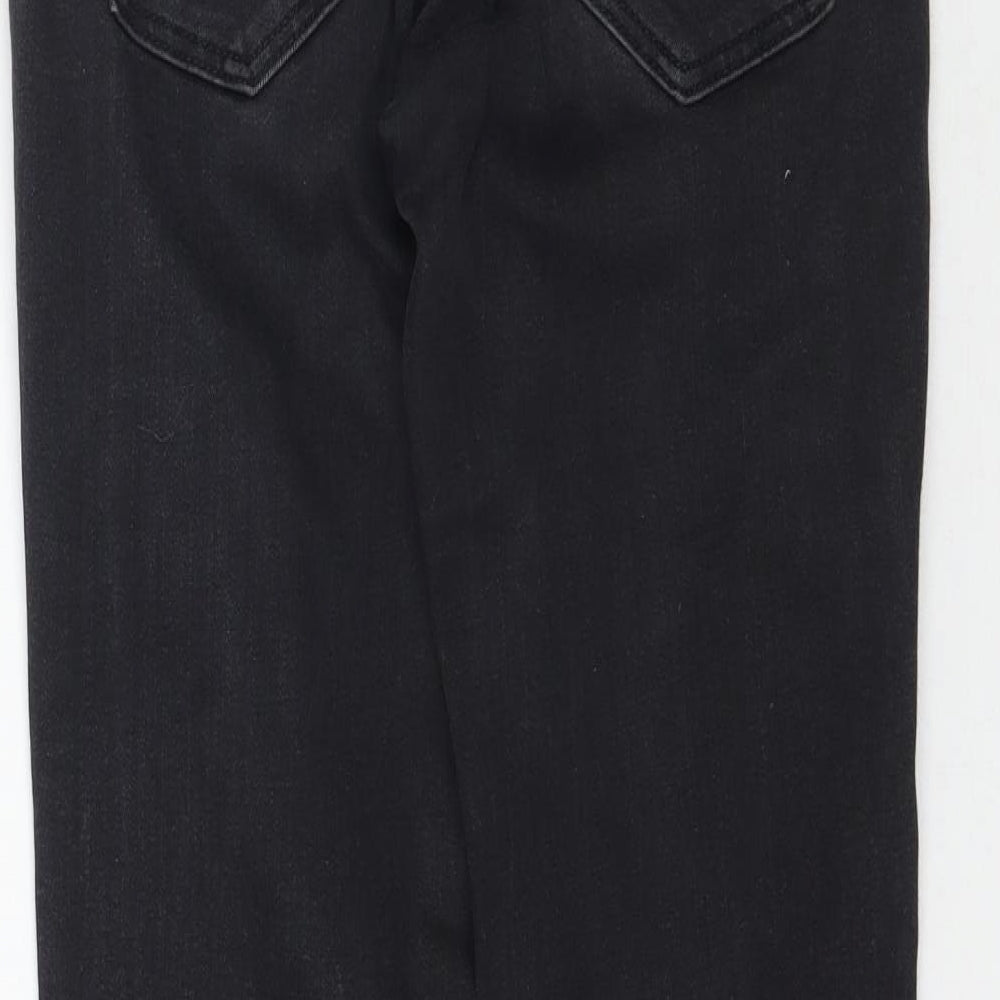 Z1975 Womens Black  Denim Skinny Jeans Size 28 in L26 in - Raw hem