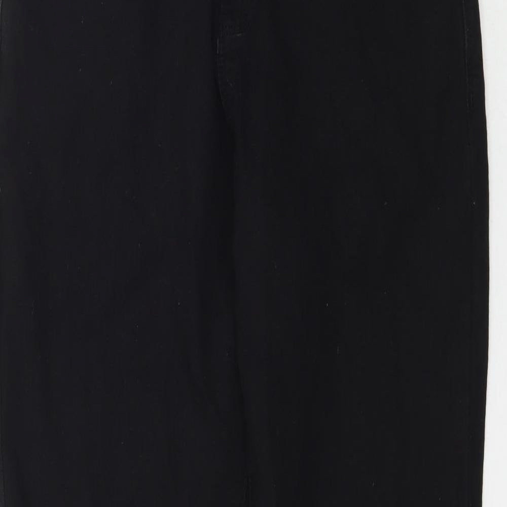 Denim Co. Womens Black  Denim Skinny Jeans Size 10 L30 in
