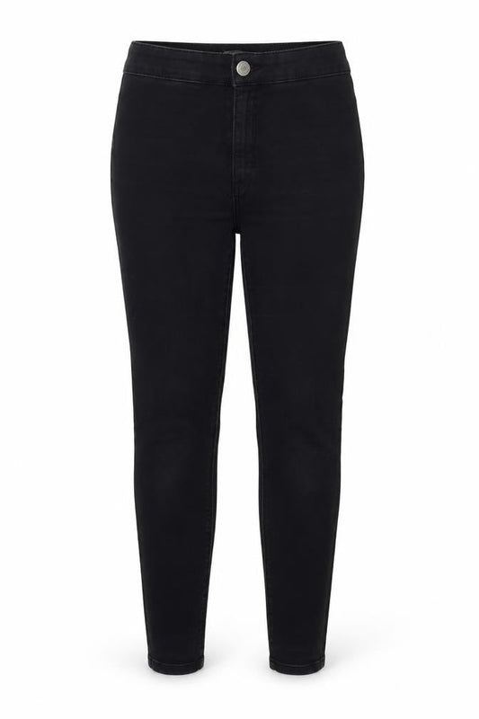 Papaya Womens Black  Denim Skinny Jeans Size 8 L25 in