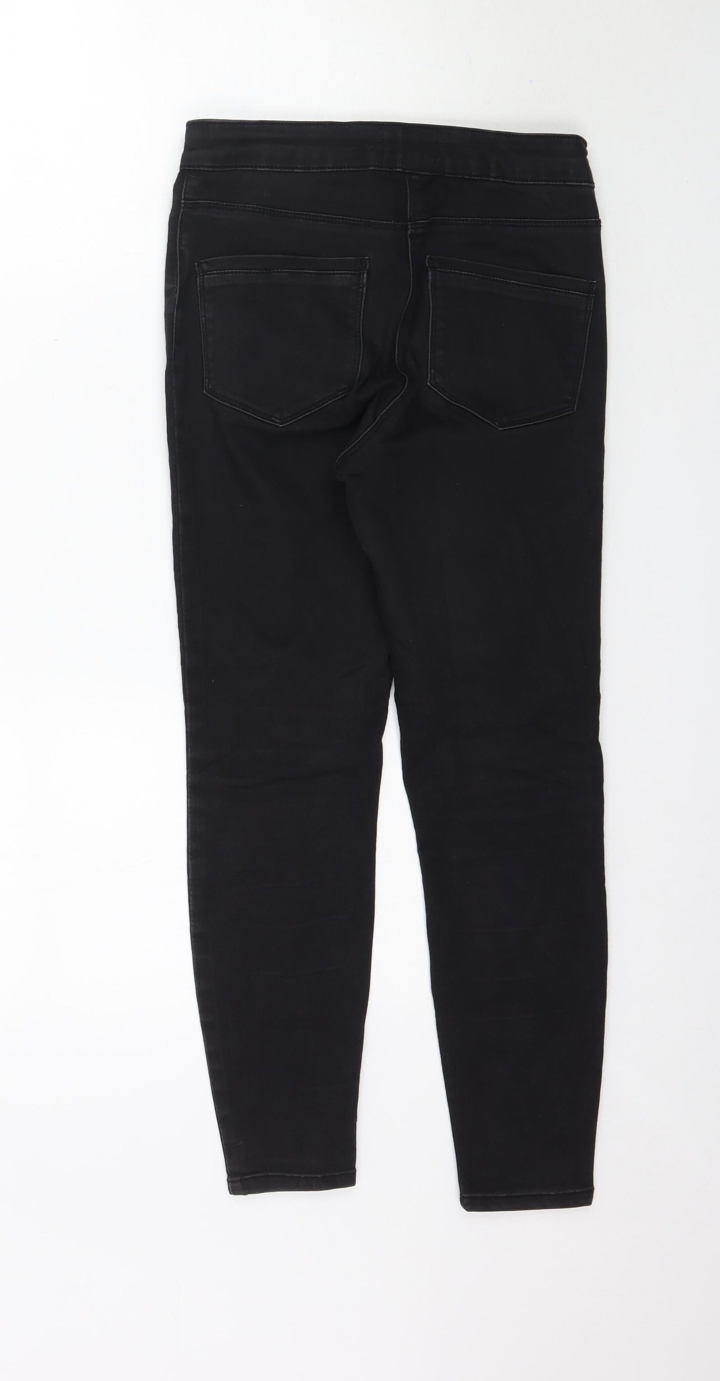 Papaya Womens Black  Denim Skinny Jeans Size 8 L25 in