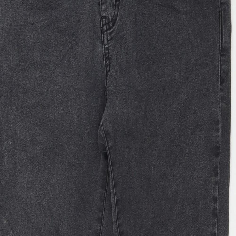 Yes Yes Womens Grey  Denim Skinny Jeans Size 12 L28 in