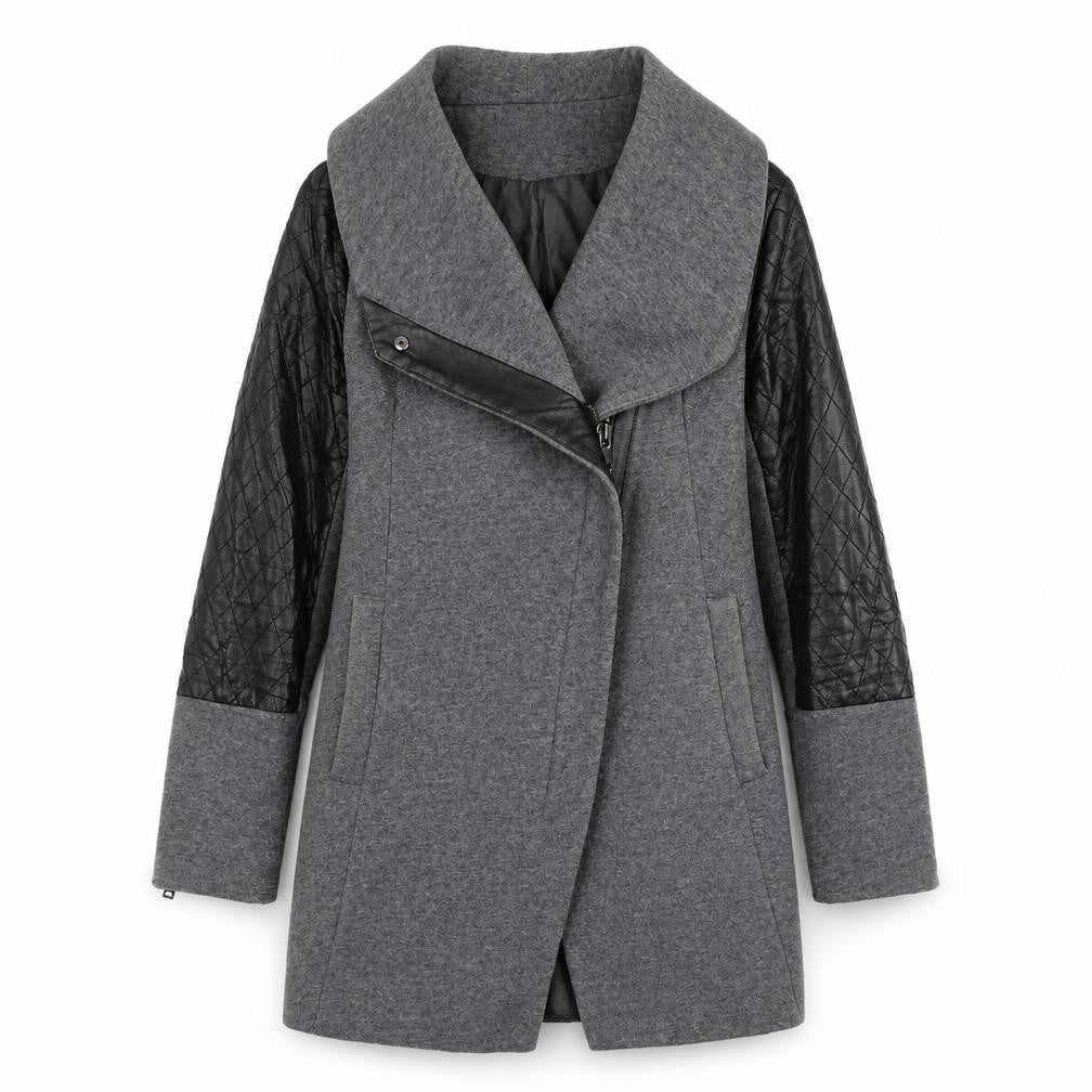 Osley Womens Grey   Overcoat Coat Size 10