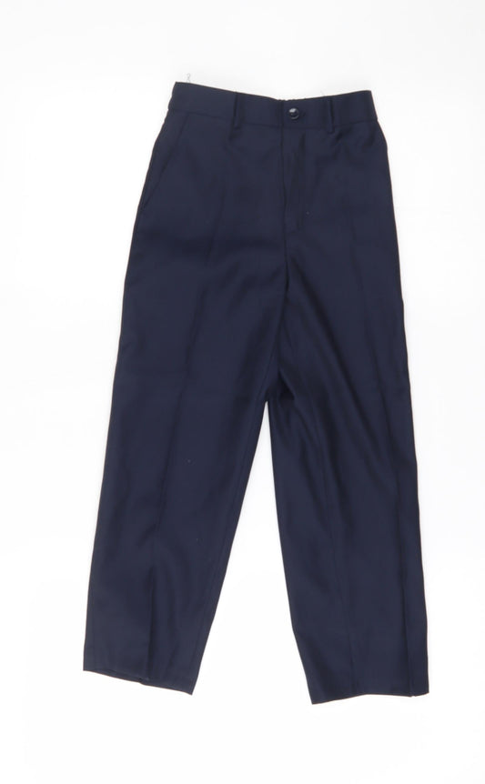 Preworn Girls Blue   Chino Trousers Size 7 Years