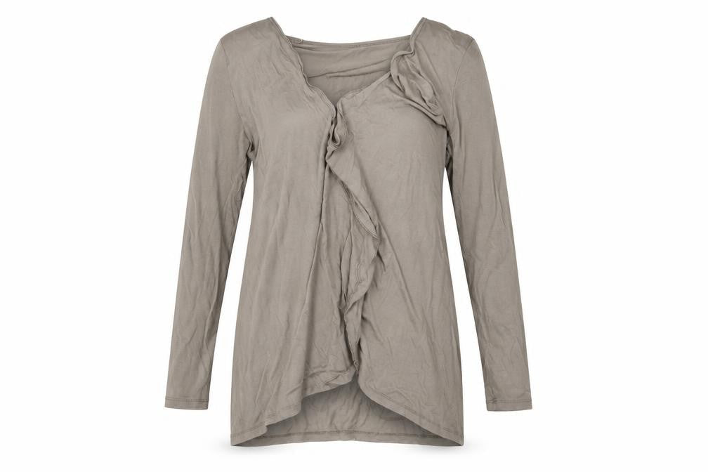 tg Womens Grey   Wrap Jumper Size 16