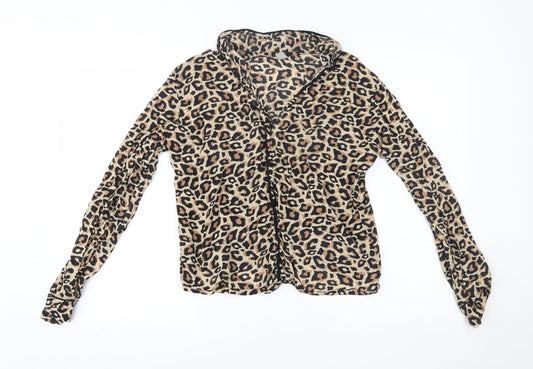 ASOS Womens Beige Animal Print   Nightshirt Size 8