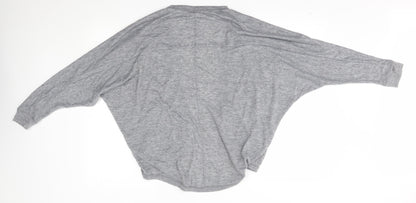 Next Womens Grey   Wrap Jumper Size 12