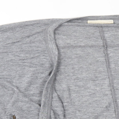 Next Womens Grey   Wrap Jumper Size 12