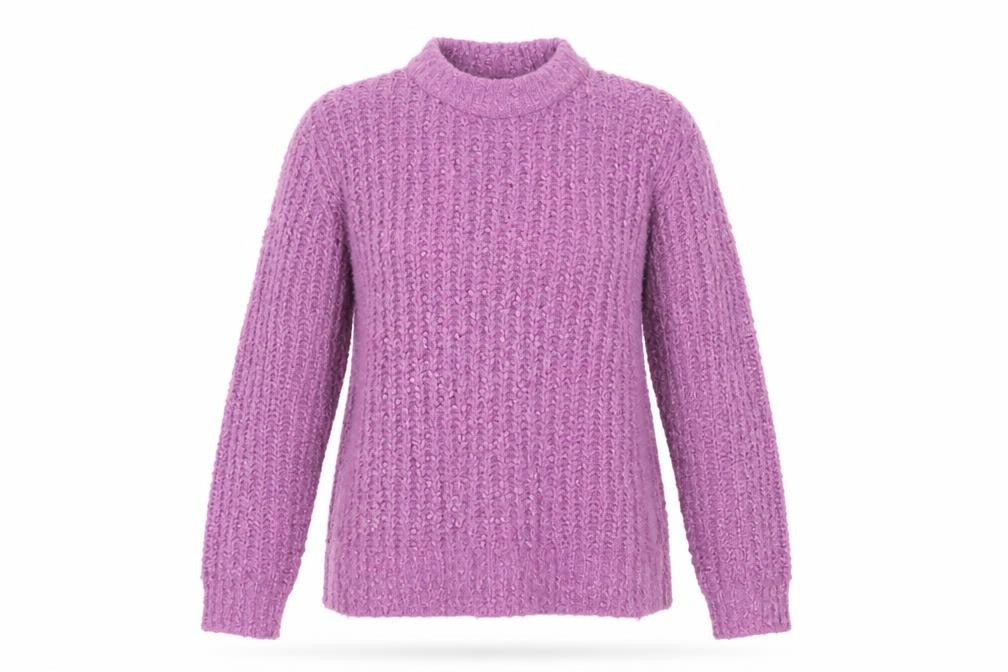Marks & Spencer Womens Purple   Pullover Jumper Size 14
