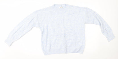 Tu Womens Blue   Pullover Jumper Size 8