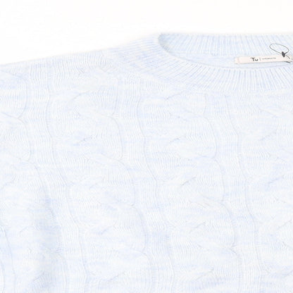 Tu Womens Blue   Pullover Jumper Size 8
