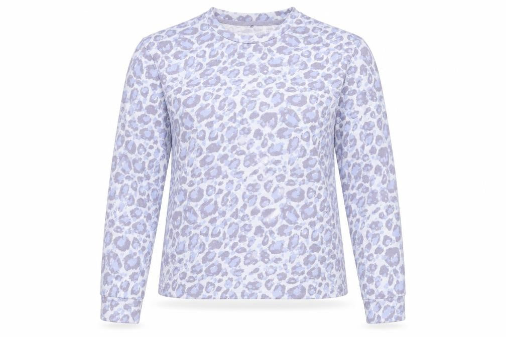 George Womens Blue Animal Print  Pullover Jumper Size 8