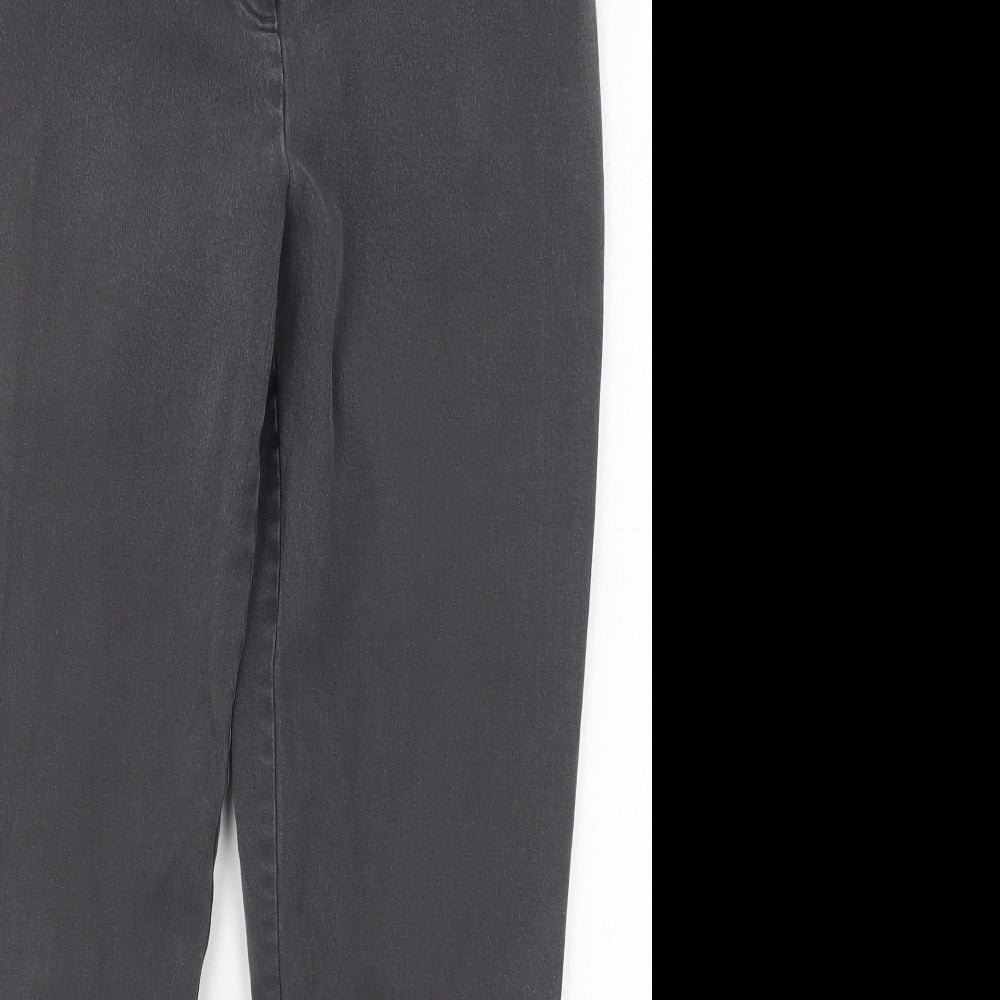 Marks and Spencer Womens Grey  Denim Skinny Jeans Size 12 L25 in