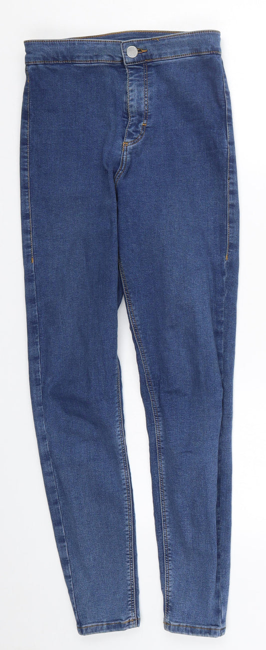 Topshop Womens Blue  Denim Skinny Jeans Size 26 in L27.5 in