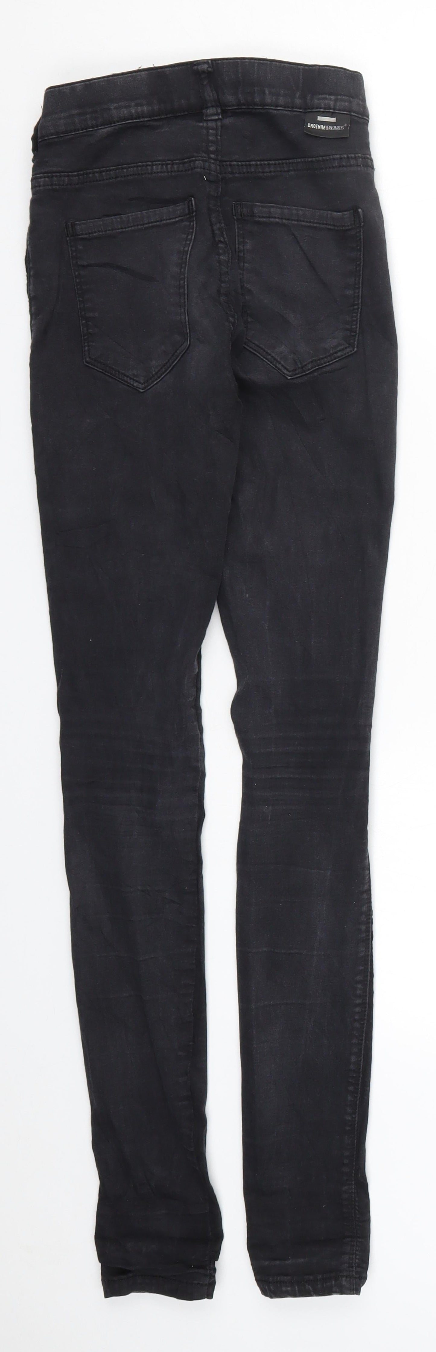 Dr Denim Womens Black  Denim Skinny Jeans Size S L30 in