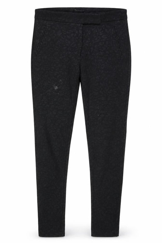 Dorothy Perkins Womens Black Animal Print Denim Skinny Jeans Size 10 L30 in