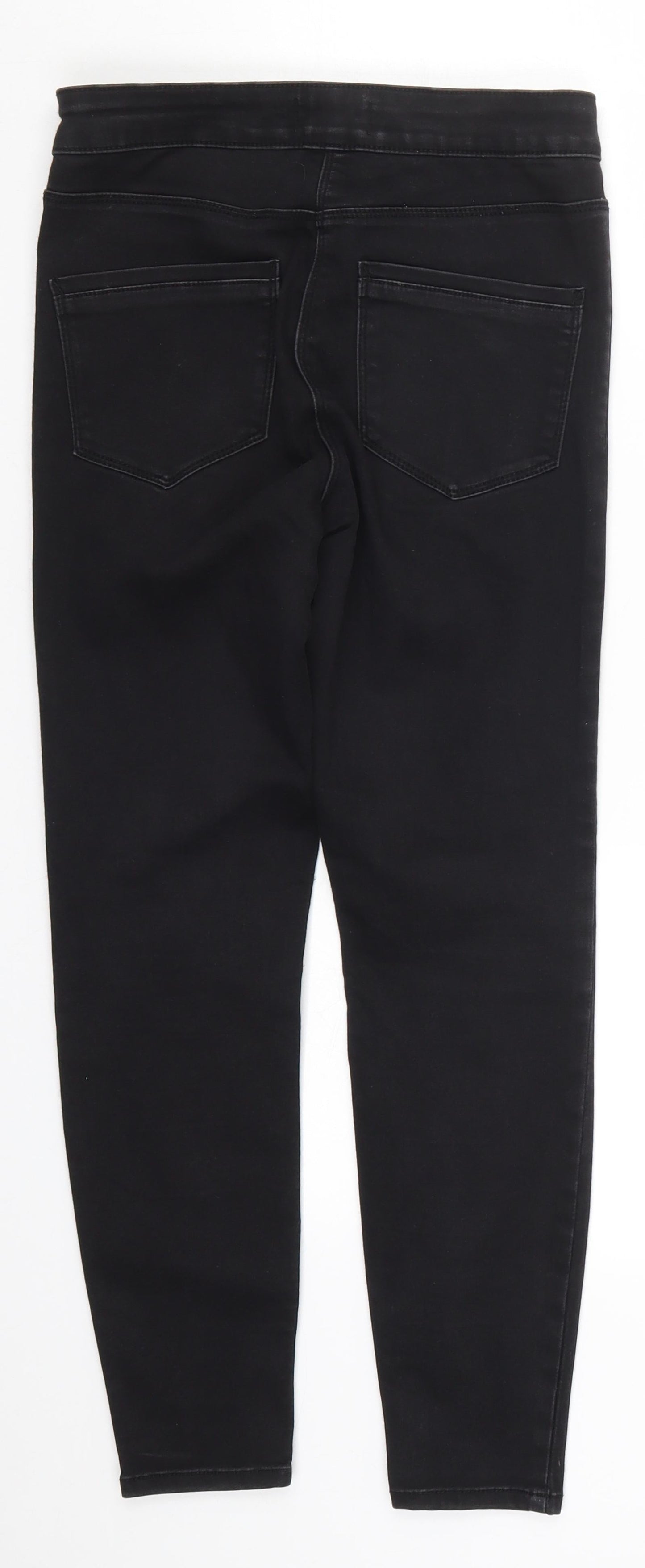 Papaya Womens Black  Denim Skinny Jeans Size 8 L25 in